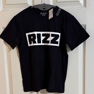 The Children's Place Black and White Short Sleeve Tee